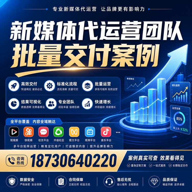 吉林市代运营公司多客户账号批量高效交付案例
