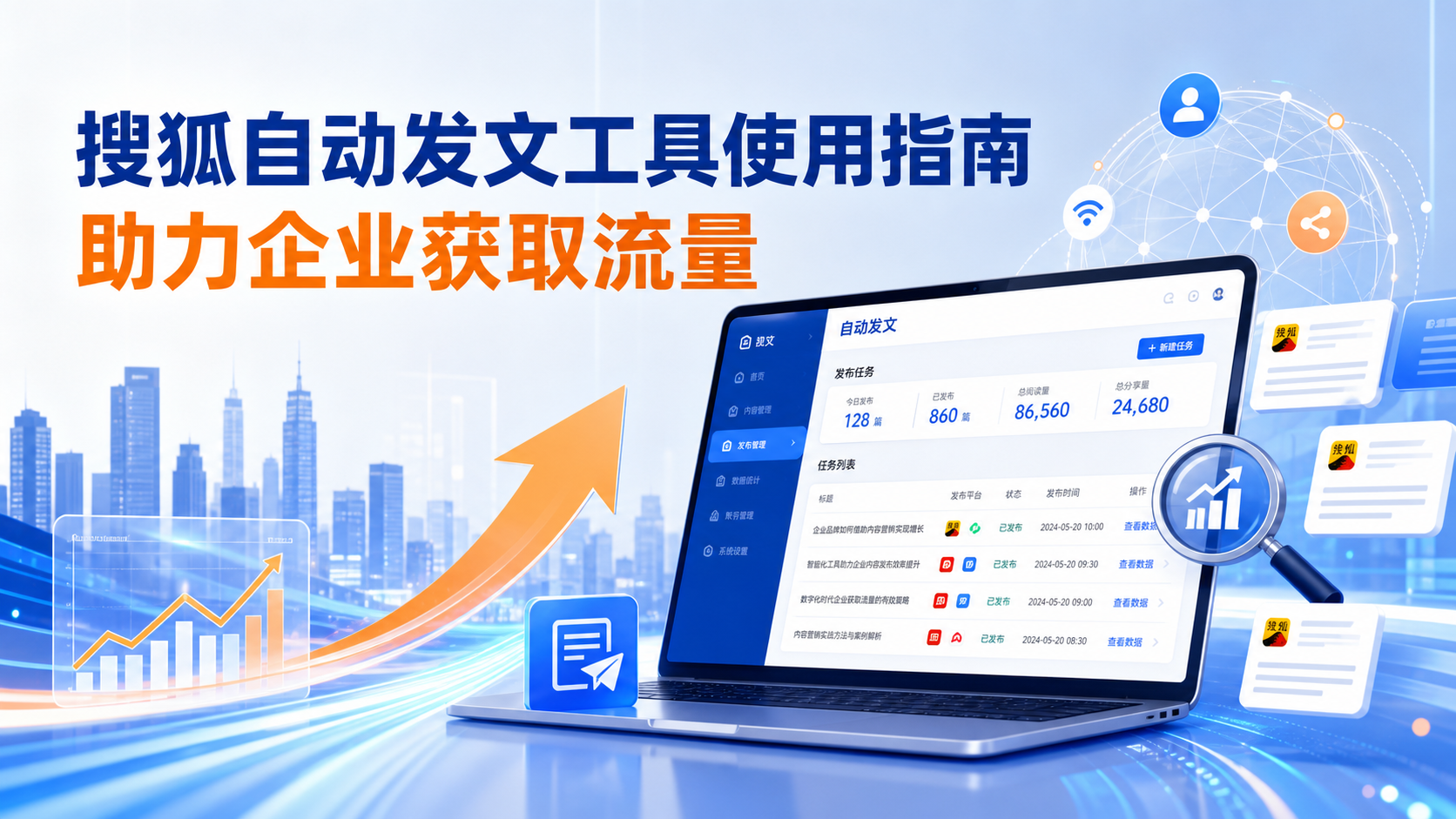 搜狐自动发文工具的使用指南：助力吉林市企业获取流量